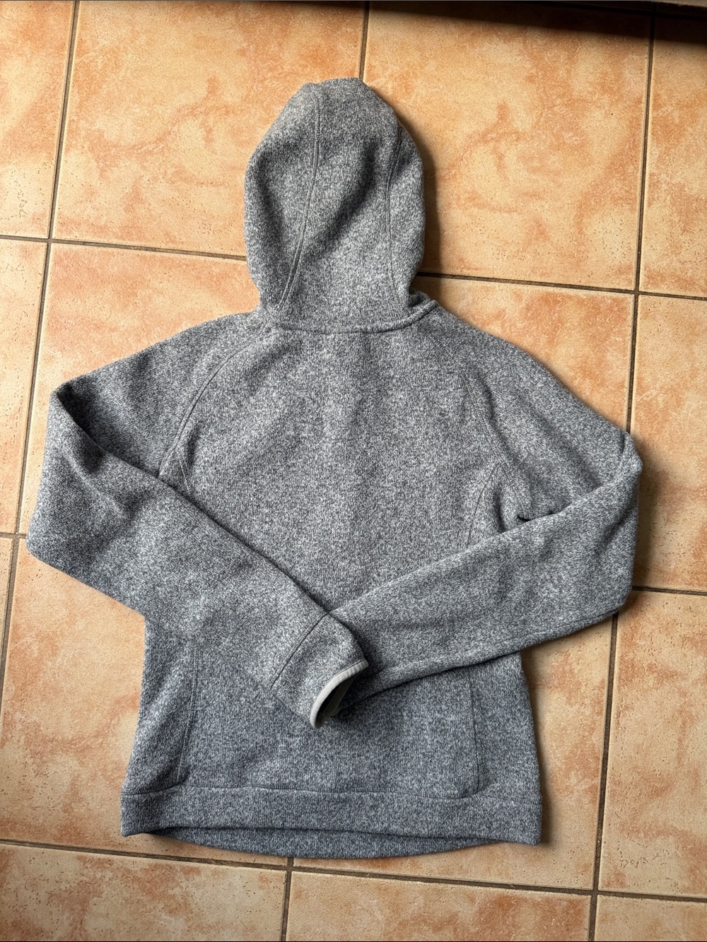 The North Face Women's Gray Hooded Fleece Pullover